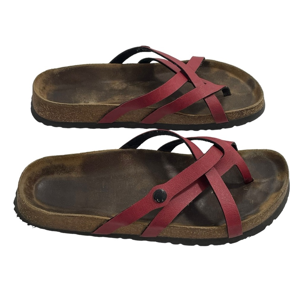 Betula by Birkenstock Red Vinja Sandal Size EU 42 Strappy Slip On